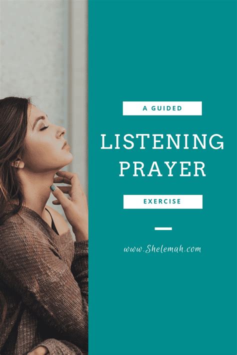 Listening prayer was a mainstay of Christian thinking about prayer for centuries, but the rise of rationalismand secularismin society cut off the practice, he says. . Dangers of listening prayer